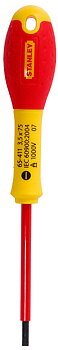 Stanley Skruvmejsel för elektriker, platt, FATMAX, FM SD, isolerad, Soft Grip, Stanely, 3, 5 x 75 mm