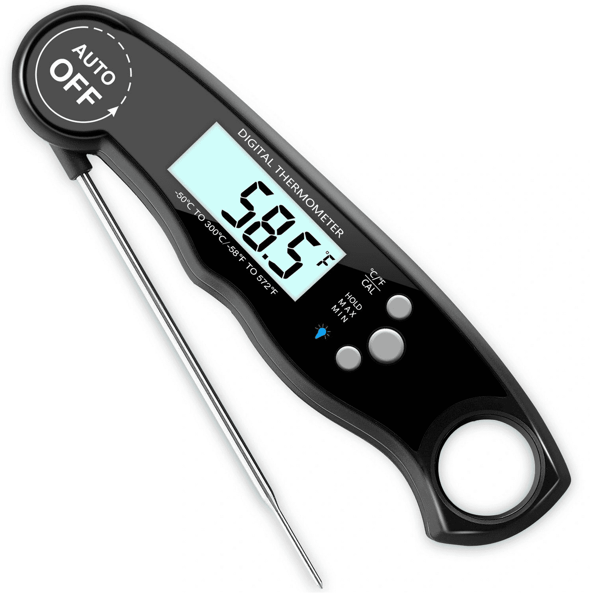 Stektermomenter ihopfällbar, magnetikst, LCD, snabb avlösning, timer, ledlampa, -50 till 300 gr. - 10