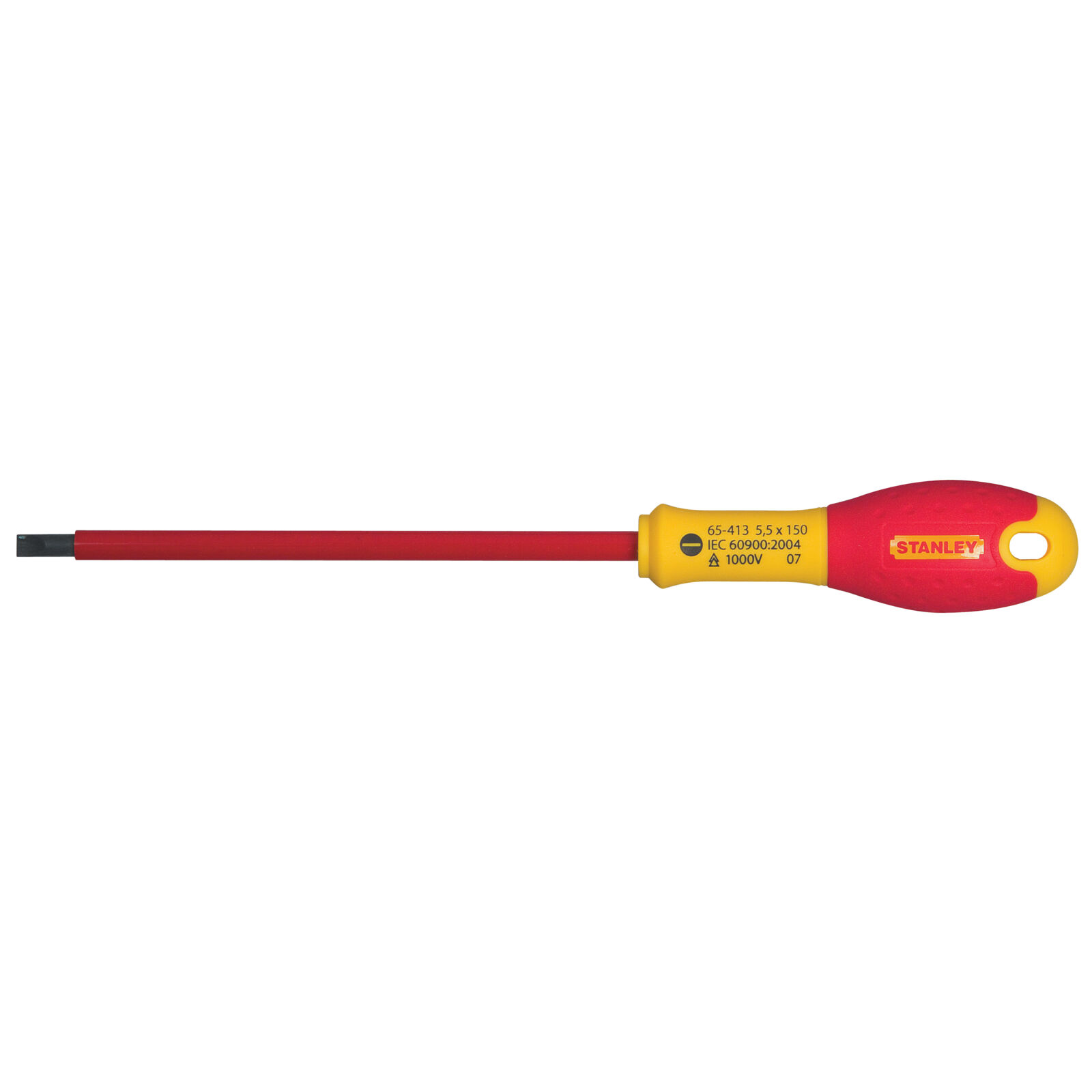 Stanley Skruvmejsel för elektriker, platt, FATMAX, FM SD, isolerad, Soft Grip, Stanely, 4 x 100 mm - 2