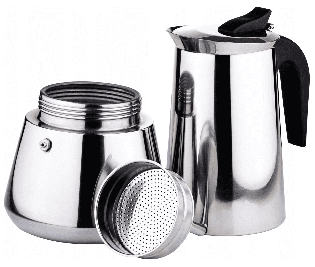 KING HOFF Kaffekokare i rostfritt stål, 600 ml