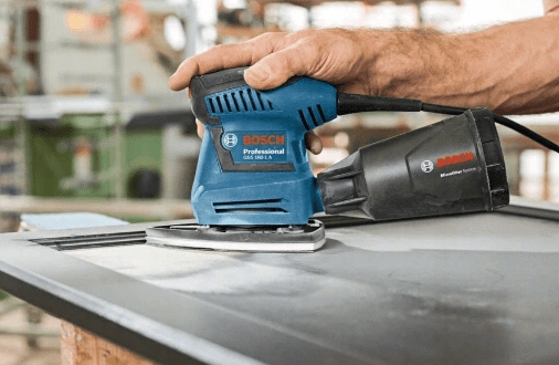Planslip, 180W 80 x 130 mm, slipmaskin, BOSCH GSS 160-1 A Multi - 3