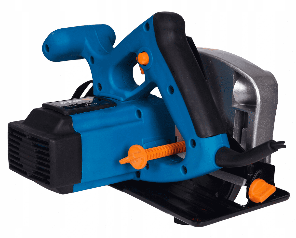 Elsåg, cirkelsåg 2250W, 230v, 4500rpm, 65 mm skärdjup, 185 mm sågskivor, laser - 9