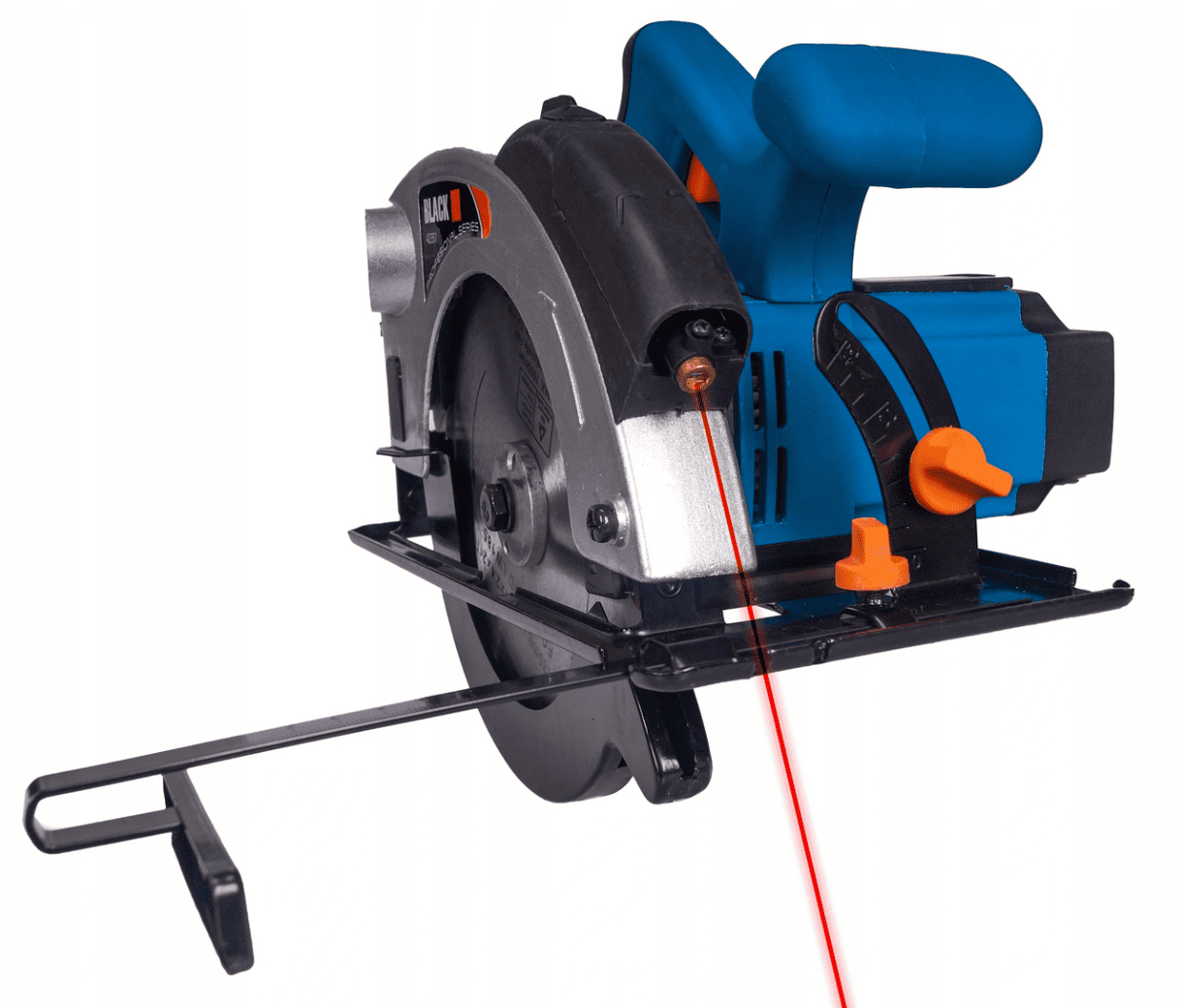 Elsåg, cirkelsåg 2250W, 230v, 4500rpm, 65 mm skärdjup, 185 mm sågskivor, laser - 10