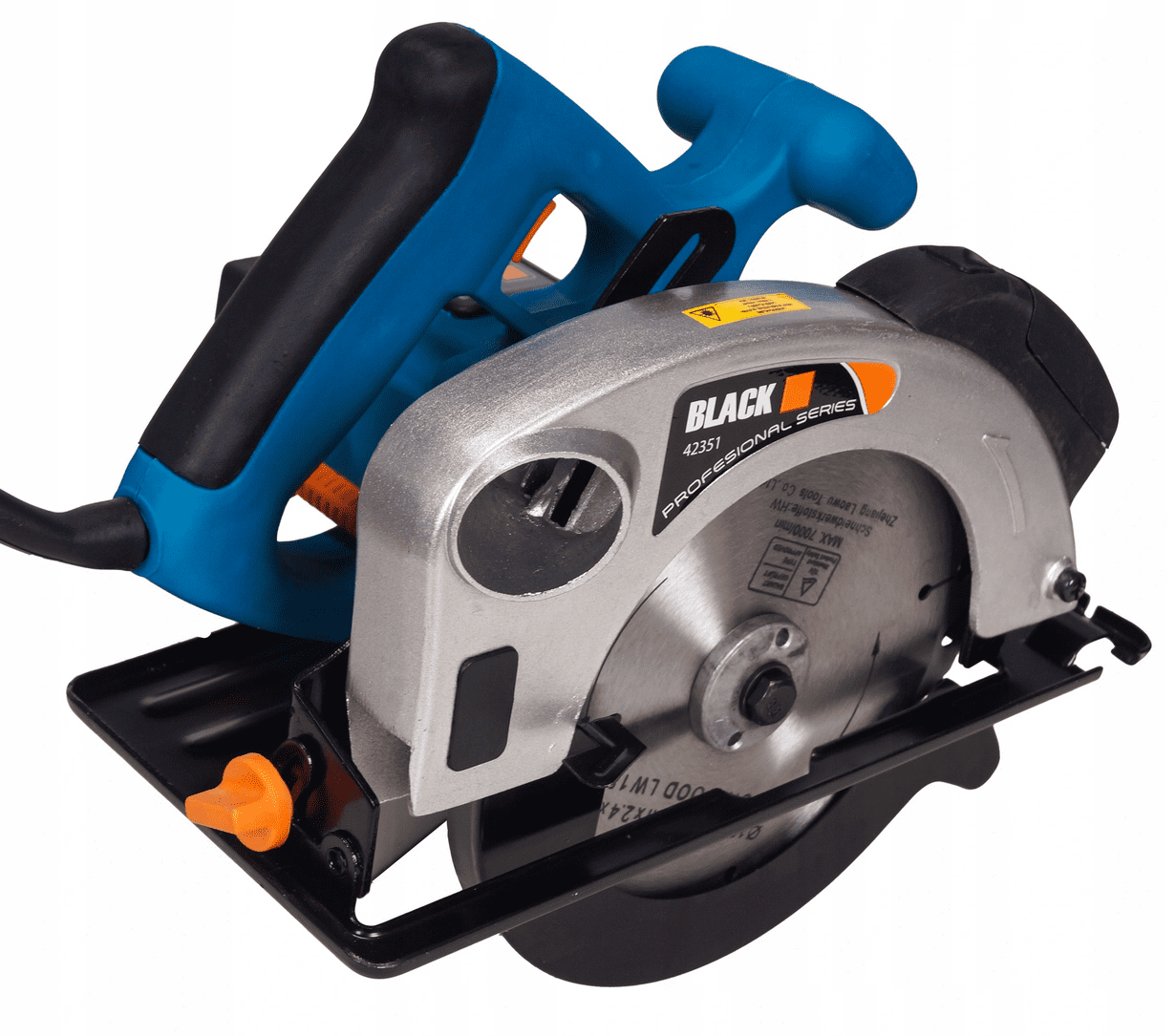 Elsåg, cirkelsåg 2250W, 230v, 4500rpm, 65 mm skärdjup, 185 mm sågskivor, laser - 5