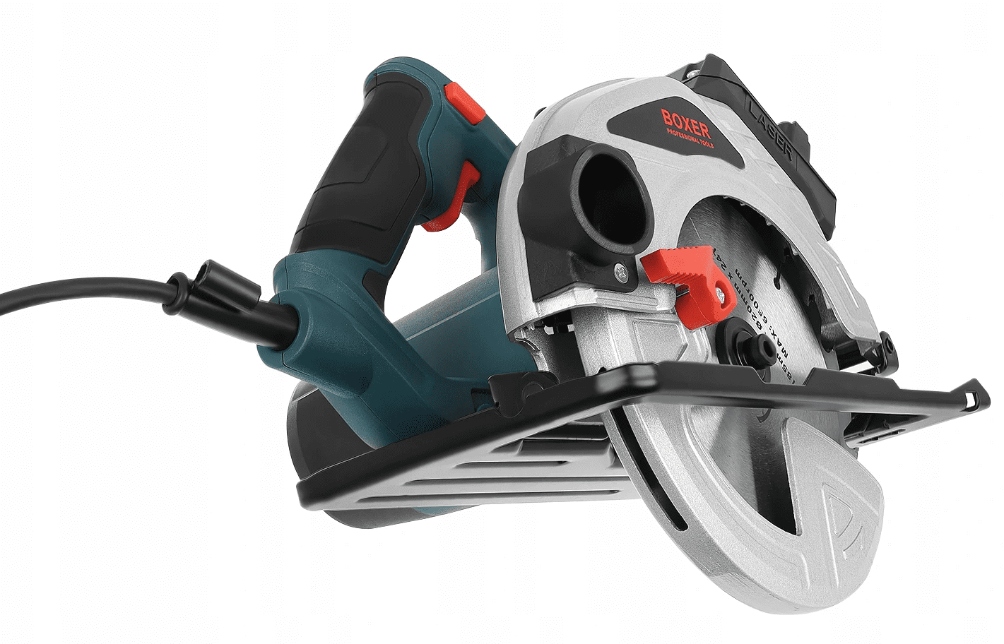 Elsåg, cirkelsåg 2850W, 230v, 5800rpm, 70 mm skärdjup, 185 mm sågskivor, laser - 10