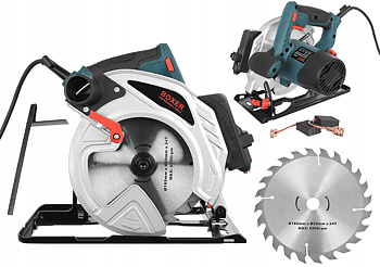 Elsåg, cirkelsåg 2850W, 230v, 5800rpm, 70 mm skärdjup, 185 mm sågskivor, laser