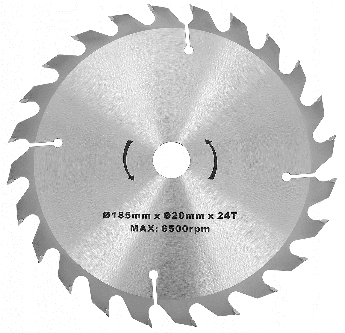 Elsåg, cirkelsåg 2850W, 230v, 5800rpm, 70 mm skärdjup, 185 mm sågskivor, laser - 11