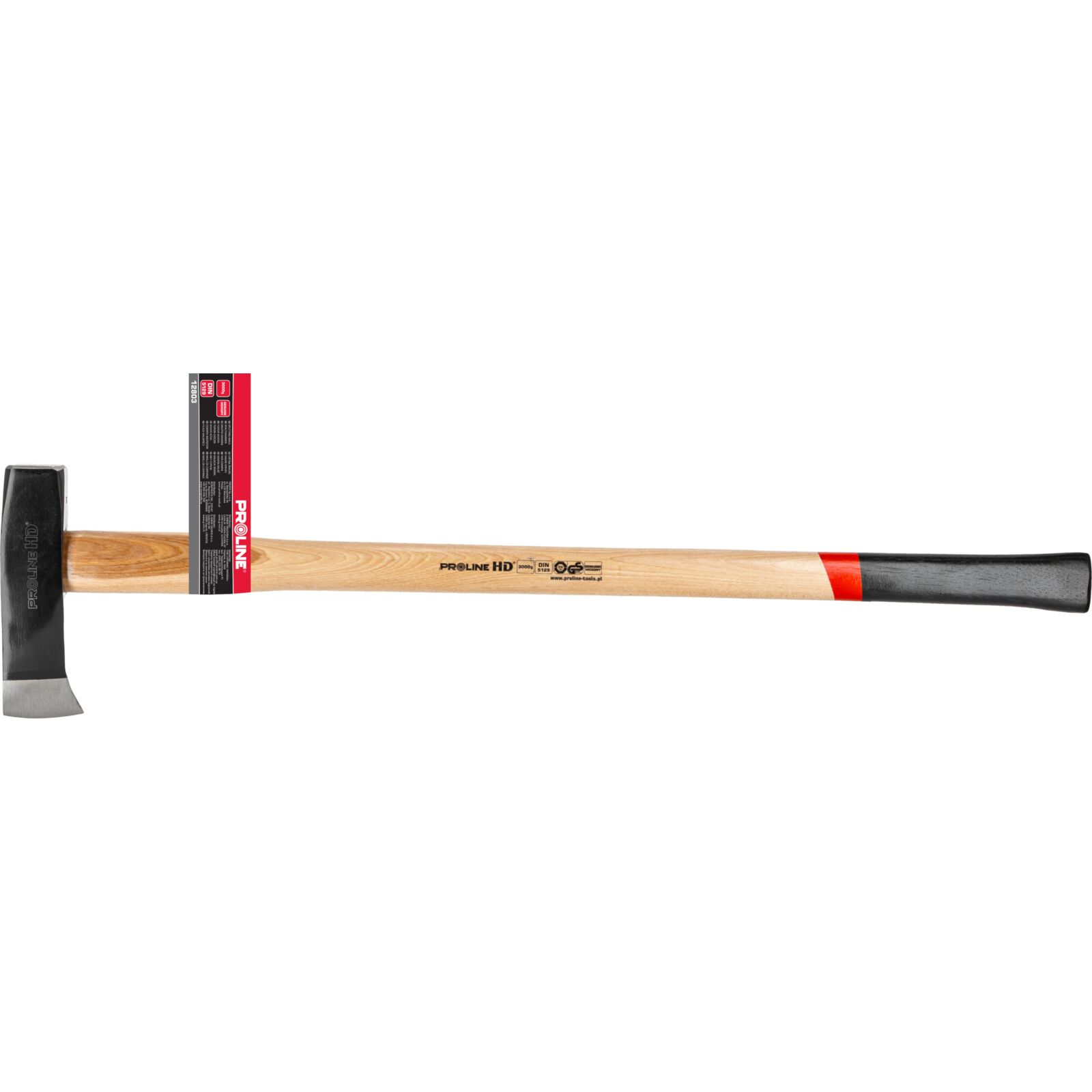 PROLINE TOOLS Släggyxa 3, 0 kg, Hickoryskaft, Proline - 6