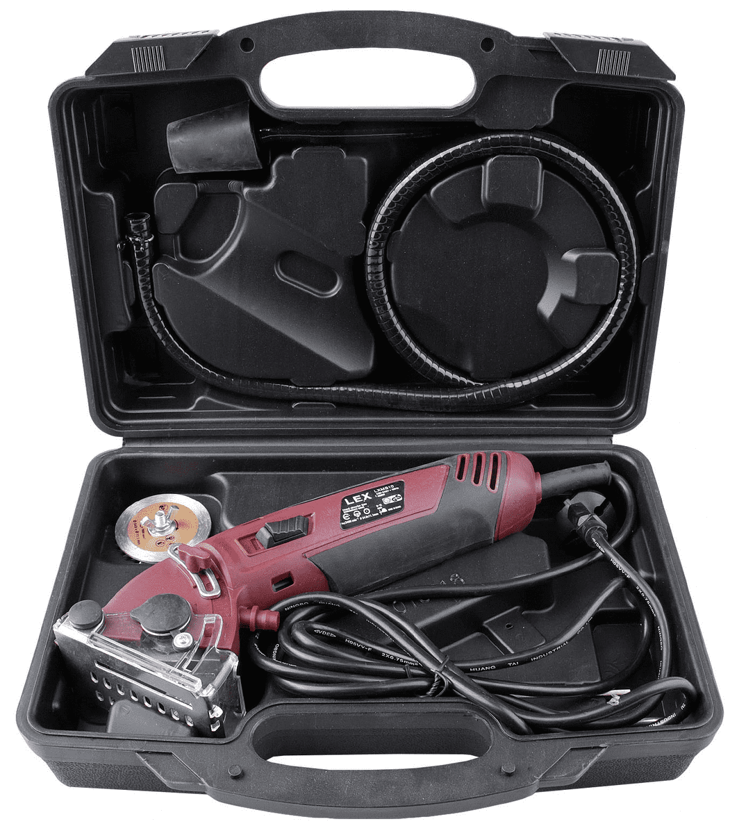 Minsåg, cirkelsåg 400W elsåg, 230v, 3400rpm, 12 mm skärdjup, 54.8 x 11.1 mm sågskivor, LEX - 9