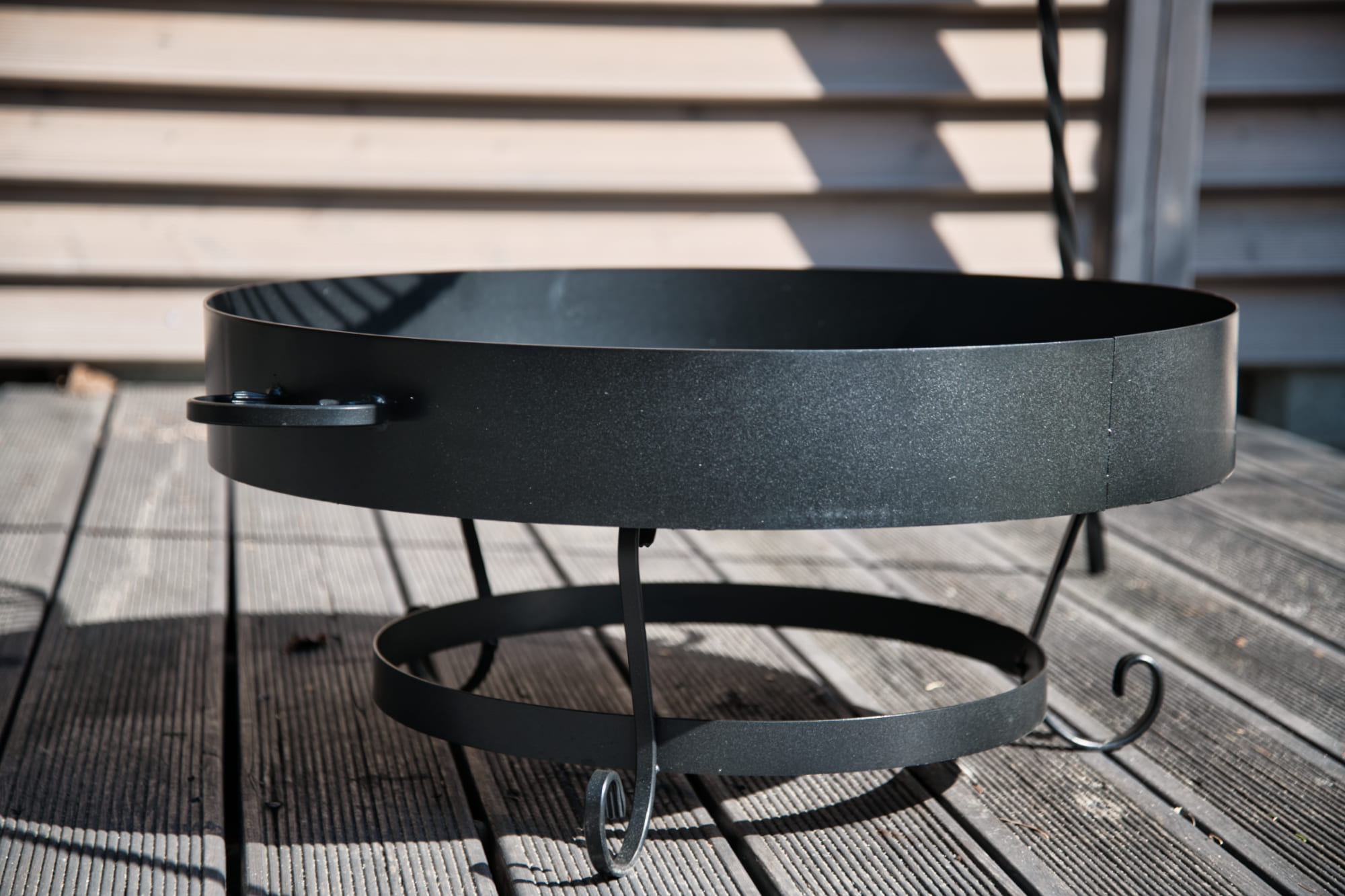 Grill, handgjord elegant svänggrill av hög kvalitet, eldstad 60 cm, ihopfällbar trebensstativ 190 cm - 13