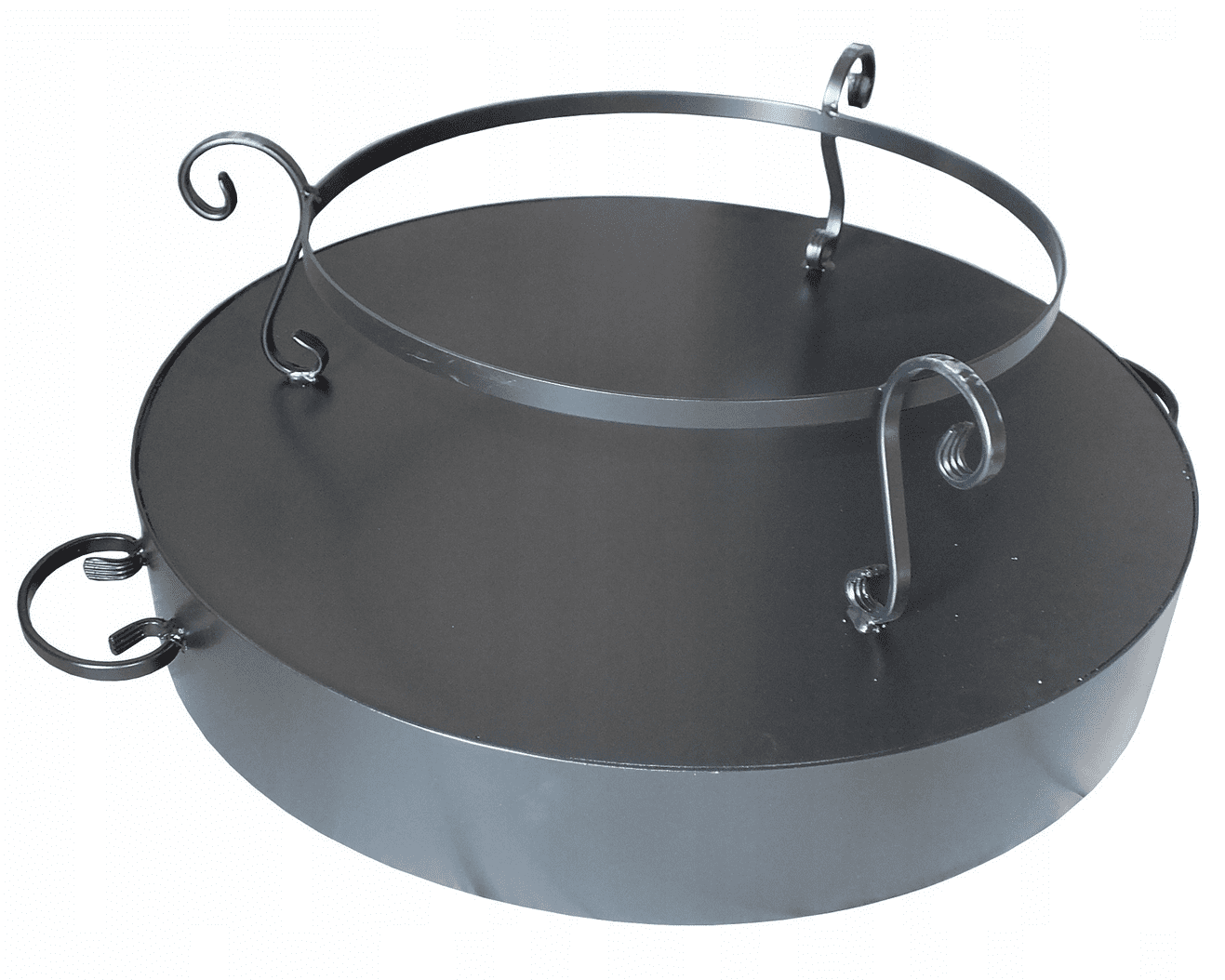 Grill, handgjord elegant svänggrill av hög kvalitet, eldstad 60 cm, ihopfällbar trebensstativ 190 cm - 5
