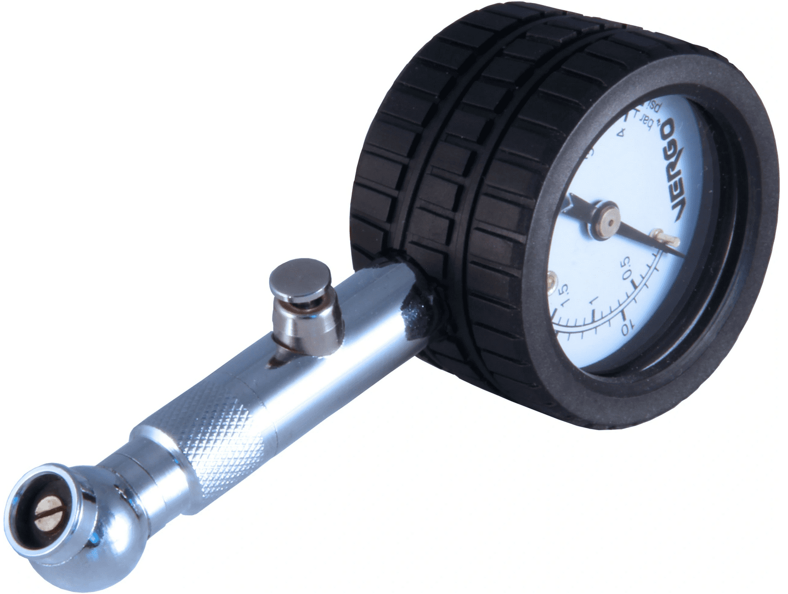 Däckstryckmätare 4bar, 60PSI, 38 mm, analog lufttrycksmätare för bildäck i metall, bra nogrannhet - 4