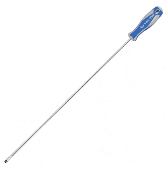 King Tony Skruvmejsel platt 5 mm, 40 cm lång magnetiskt plattskruvmejsel, KingTony