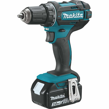 Skruvdragare, borrmaskin, sladdlös 18V 62Nm 2 x 3.0Ah, 1900 RPM, MAKITA DDF482RFJ