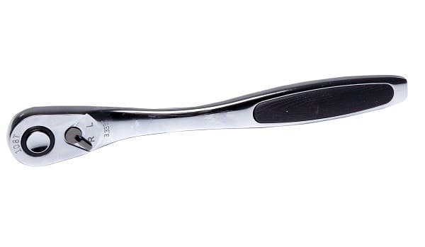 PROLINE TOOLS Spärrhandtag 1/2, l=260 mm, 108T, nersänkt tryckknapp, slim, av högsta kvalitet, Proline - 11