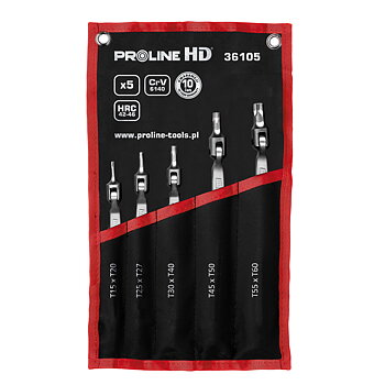 PROLINE TOOLS HD Lednyckelsats TORX Rostfri, Avancerad Ergonomi, ProTools