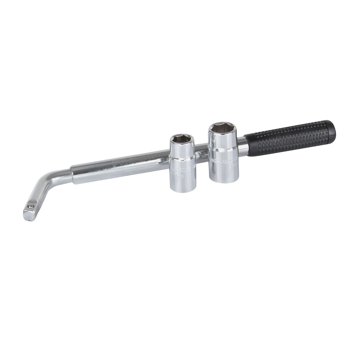PROLINE TOOLS Dragskaft, Ledhandtag Teleskop (Fälgnyckel) l-formad, CRV HRC 17/19, 21/23 mm, Proline