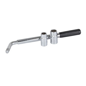 PROLINE TOOLS Dragskaft, Ledhandtag Teleskop (Fälgnyckel) l-formad, CRV HRC 17/19, 21/23 mm, Proline