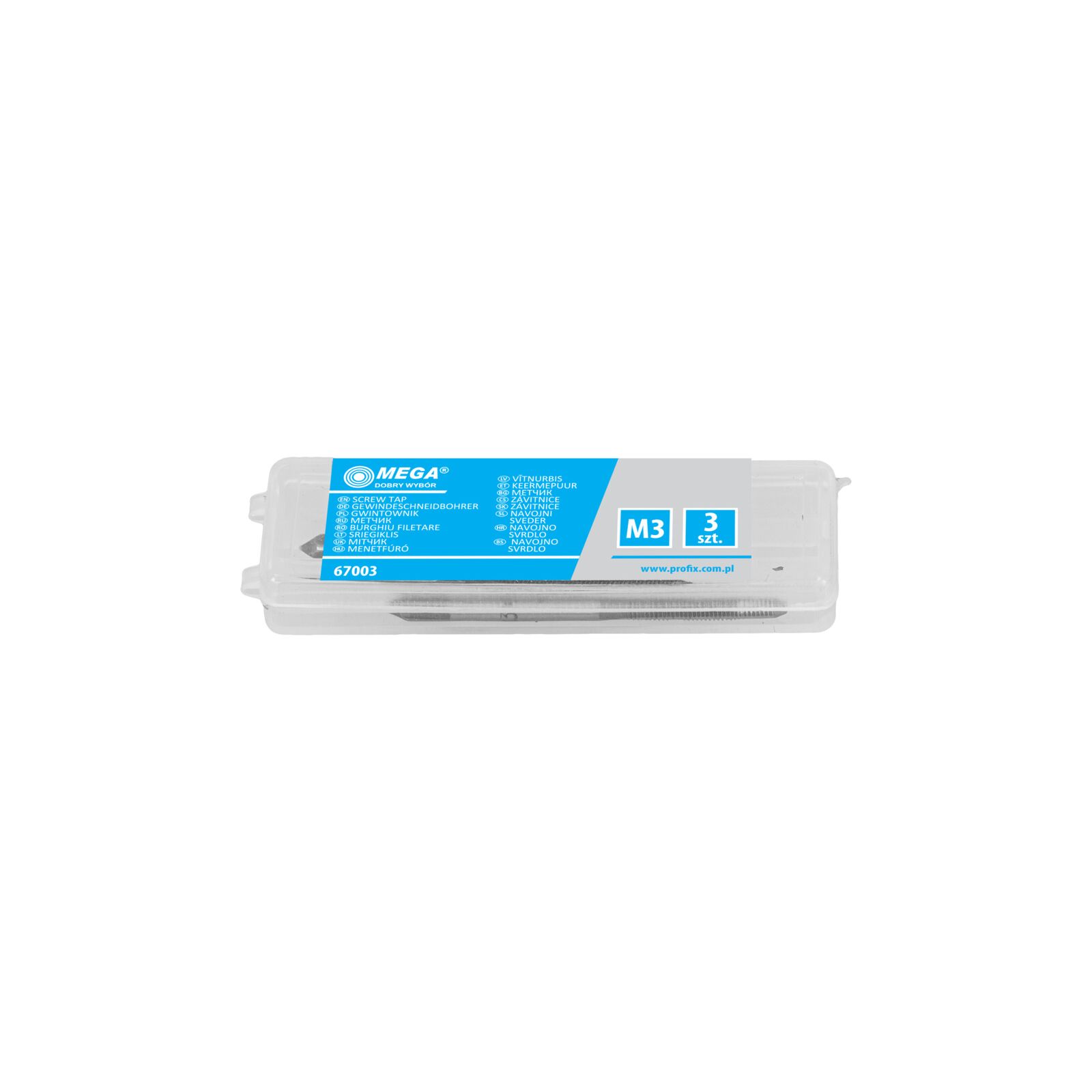 Mega Gängtapp M3-M12, 3st. i en plastbox - M5 - 4