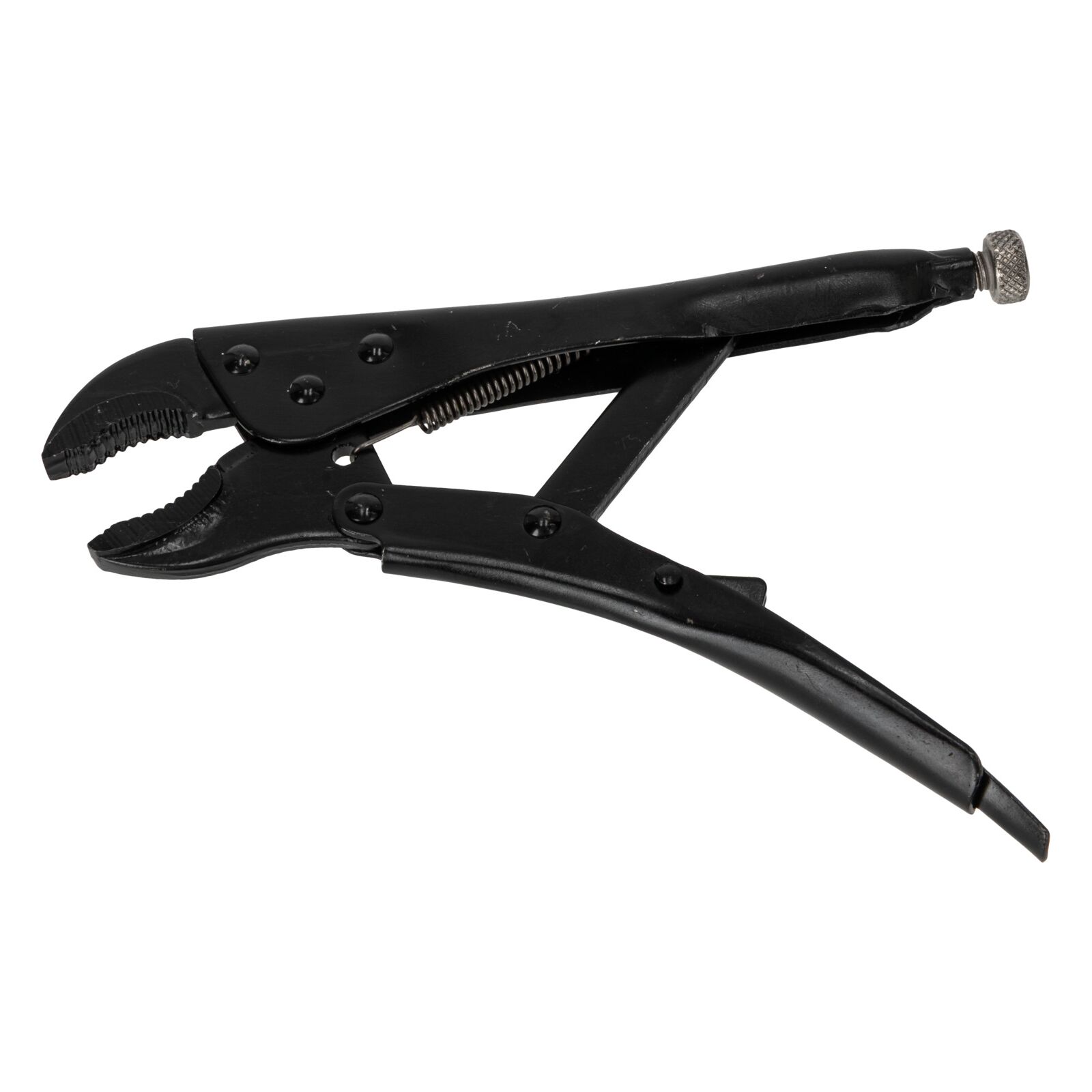 PROLINE TOOLS Låstång 250 mm, Rundkäftar, Svart, Nickelförzinkad Justeringsskruv, Proline - 6
