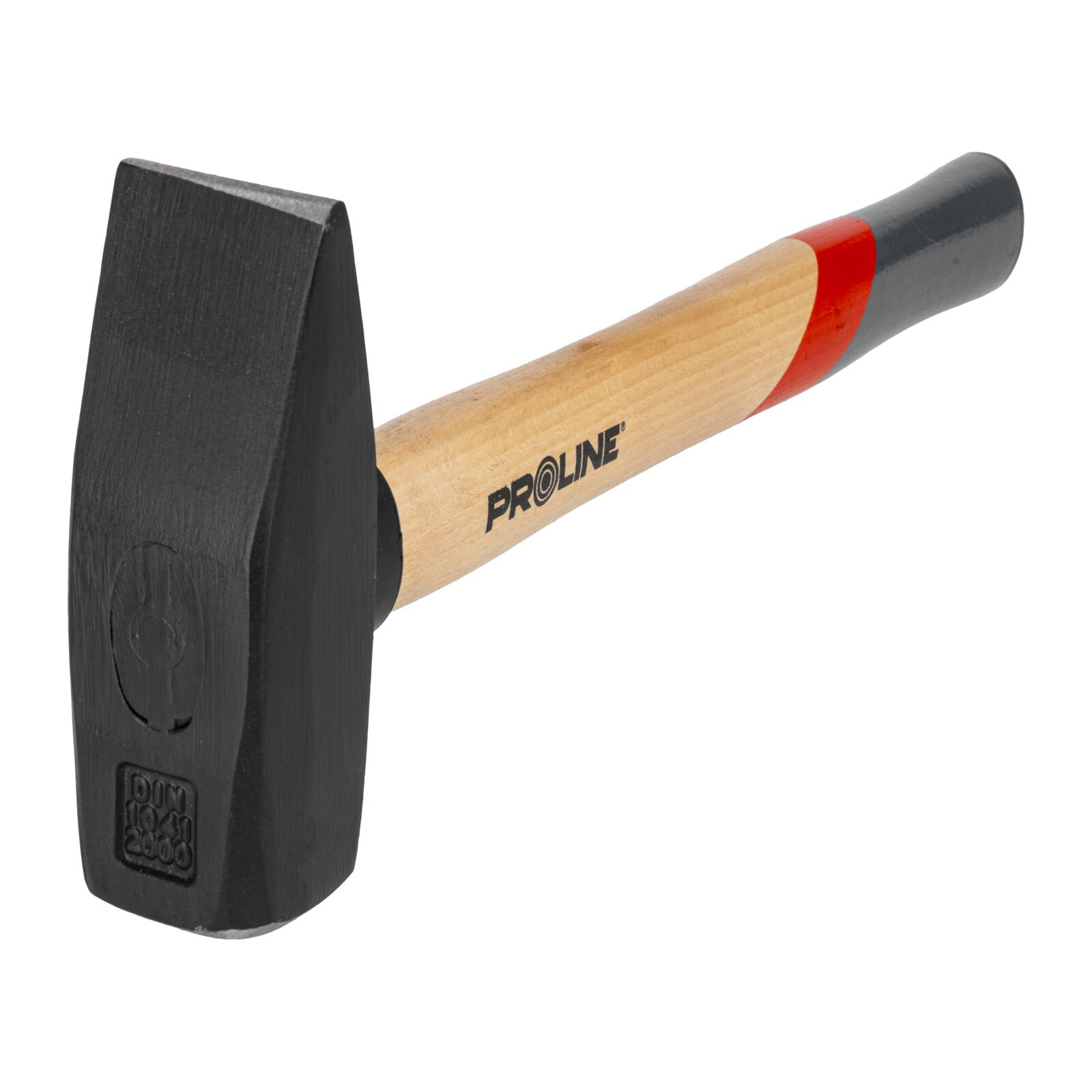 PROLINE TOOLS Hammare 2000g, Trähandtag av Bok, Målat Skyddsyta, GS-Godkänd, Proline - 3