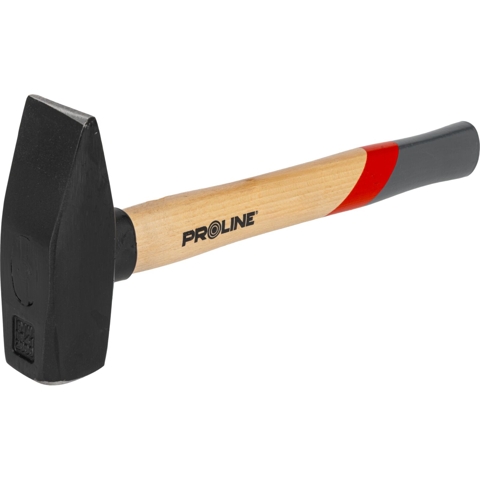 PROLINE TOOLS Hammare 2000g, Trähandtag av Bok, Målat Skyddsyta, GS-Godkänd, Proline - 4