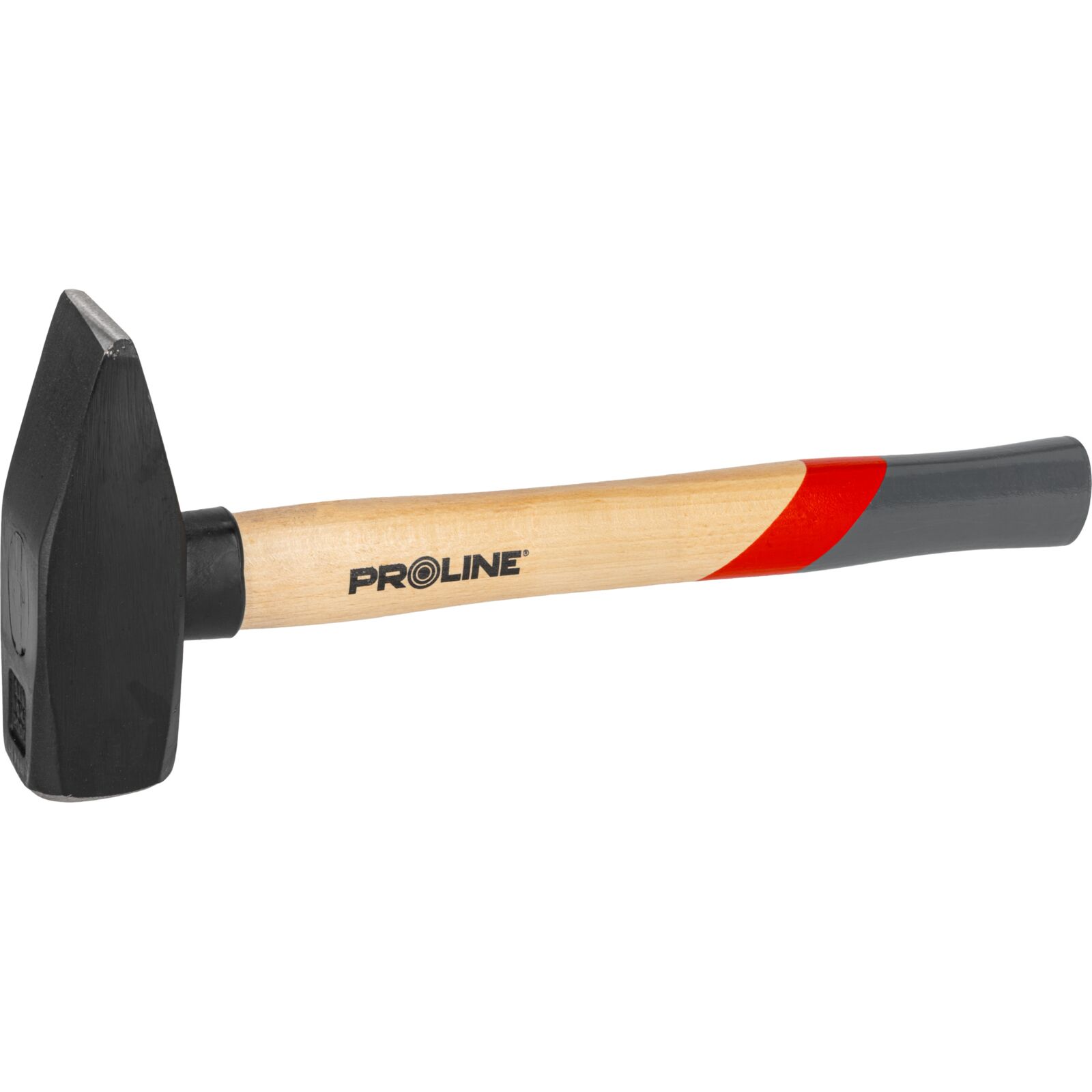 PROLINE TOOLS Hammare 2000g, Trähandtag av Bok, Målat Skyddsyta, GS-Godkänd, Proline - 2