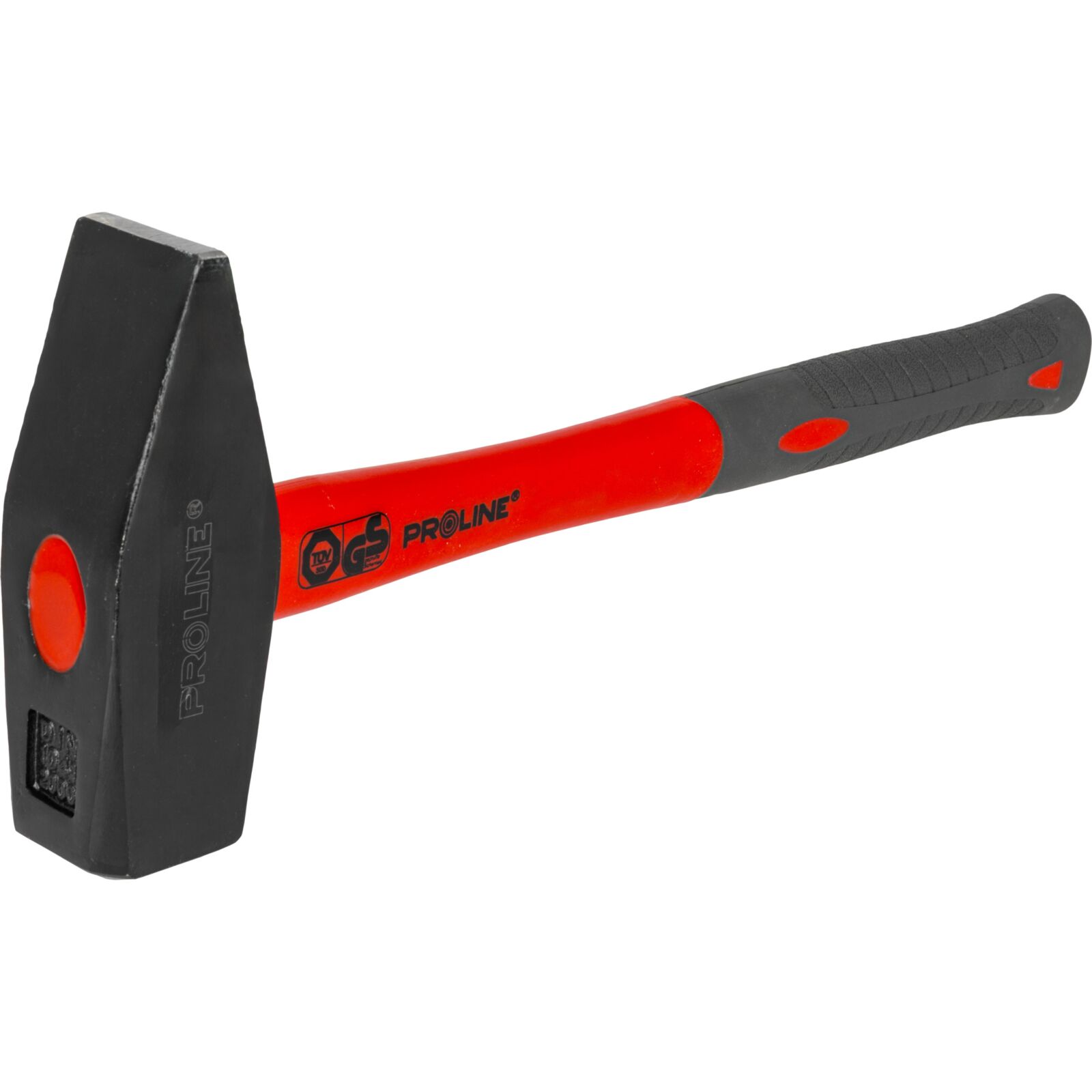 PROLINE TOOLS Maskinistklubba 2, 0 kg, Fiberglas Handtag Belagt 75%, Proline - 4