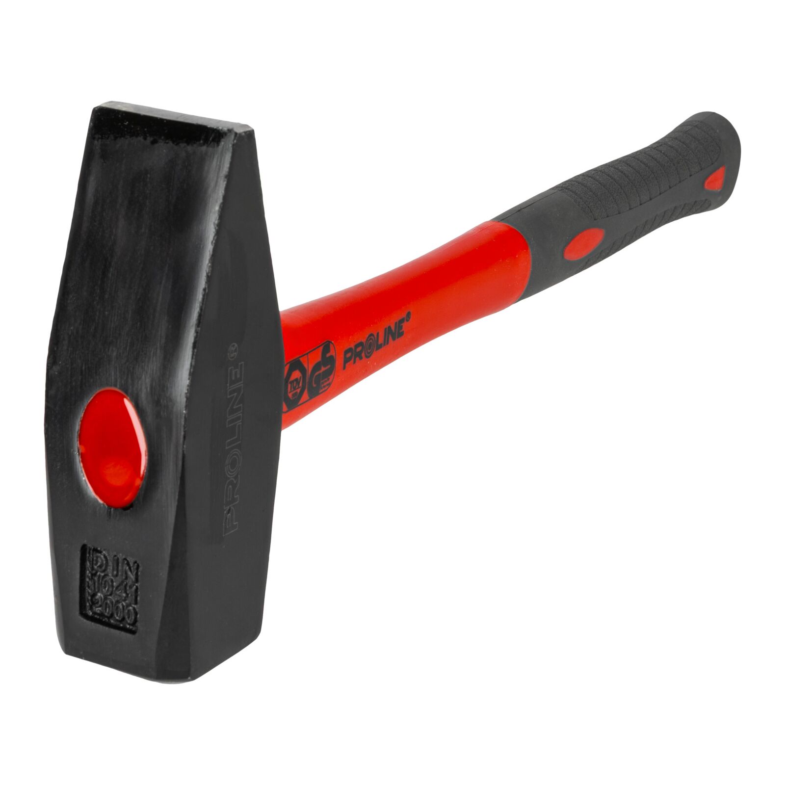 PROLINE TOOLS Maskinistklubba 2, 0 kg, Fiberglas Handtag Belagt 75%, Proline - 3
