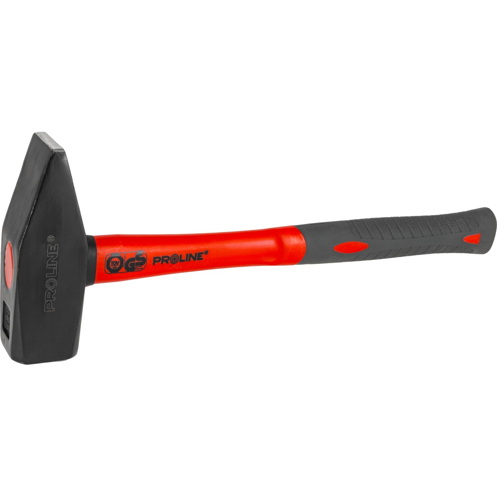 PROLINE TOOLS Maskinistklubba 2, 0 kg, Fiberglas Handtag Belagt 75%, Proline - 2