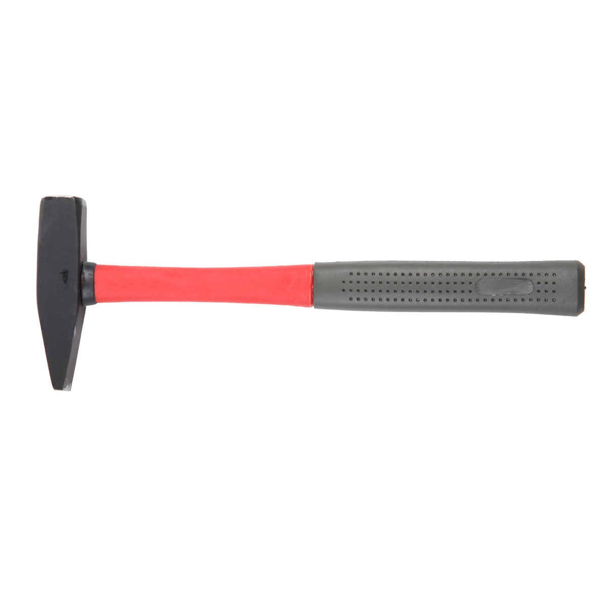 PROLINE TOOLS Maskinistklubba 1000g, Enligt DIN 1040, GS Certifikat, Smidd Huvud Stämplad med Vikt och DIN1040, Fiberglas Handtag Belagt med Gul Plast, Gummiskydd Svart, Huvud Målat Svart Matt, Proline