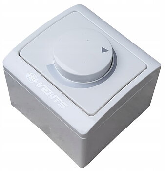 Varvtalsregulator för Fläktar 230V 1,8A Steglös Ytmontage IP40 78x78mm, Vents