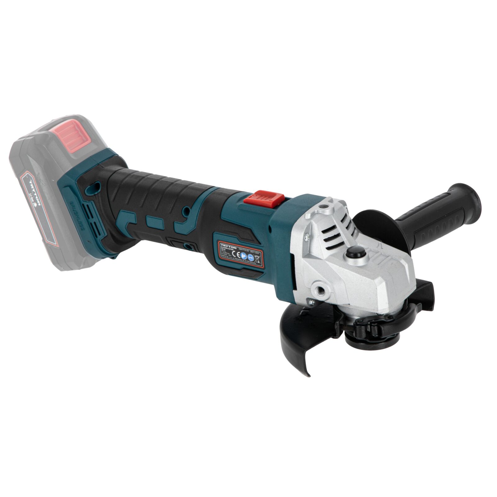 Vinkelslip, batteridriven 125 mm 20V (utan batteri), Tryton - 5
