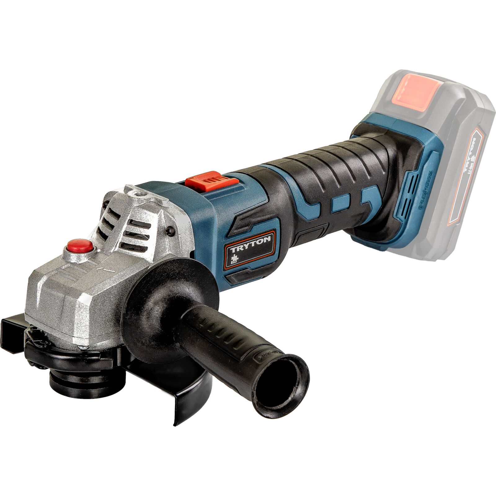 Vinkelslip, batteridriven 125 mm 20V (utan batteri), Tryton