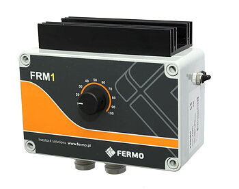 Manuell Varvtalsregulator Fläkt 15A 230V Steglös IP55 med Kylfläns, Fermo
