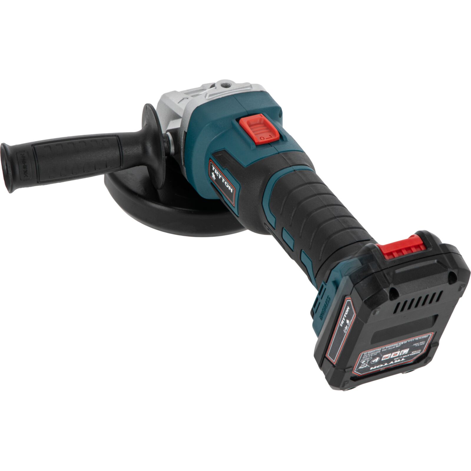 Vinkelslip, batteridriven 125 mm 20V (med batteri och laddare), Tryton - 4