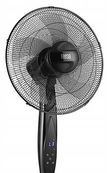 Golvfläkt Stående 50W 40cm Blad 3 Hastigheter Timer Oscillation Fjärrkontroll, Teesa