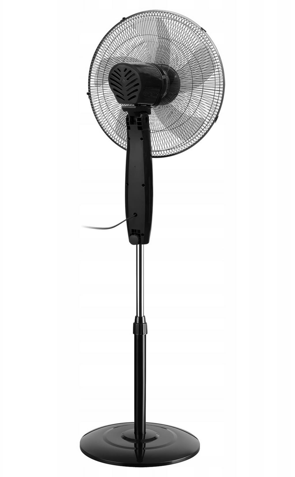 Golvfläkt Stående 50W 40cm Blad 3 Hastigheter Timer Oscillation Fjärrkontroll, Teesa - 4