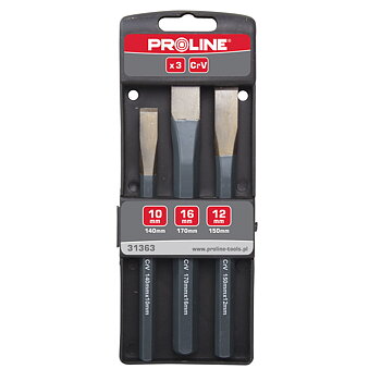 PROLINE TOOLS Kylmejselsats 3 Delar, Proline