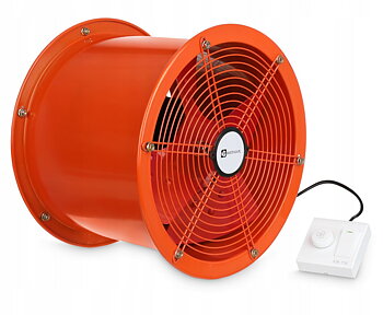 Kanalfläkt Industriell Axial 300mm BLDC-Motor 5000m³/h Steglös Reglering IP54, Bestfan