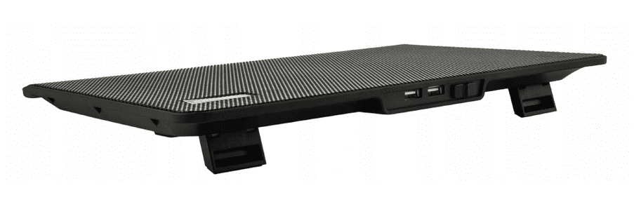 Laptop kylning, underlag med 5 kylfläktar, LED, 3 hastigheter, drivs via USB - ISO Trade - 7