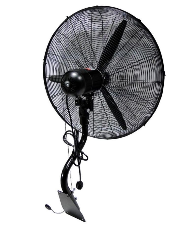 Kraftfull väggfläkt 70 cm 123W - industrifläkt för väggmontering, 10260 m3/h, Daxton - 7