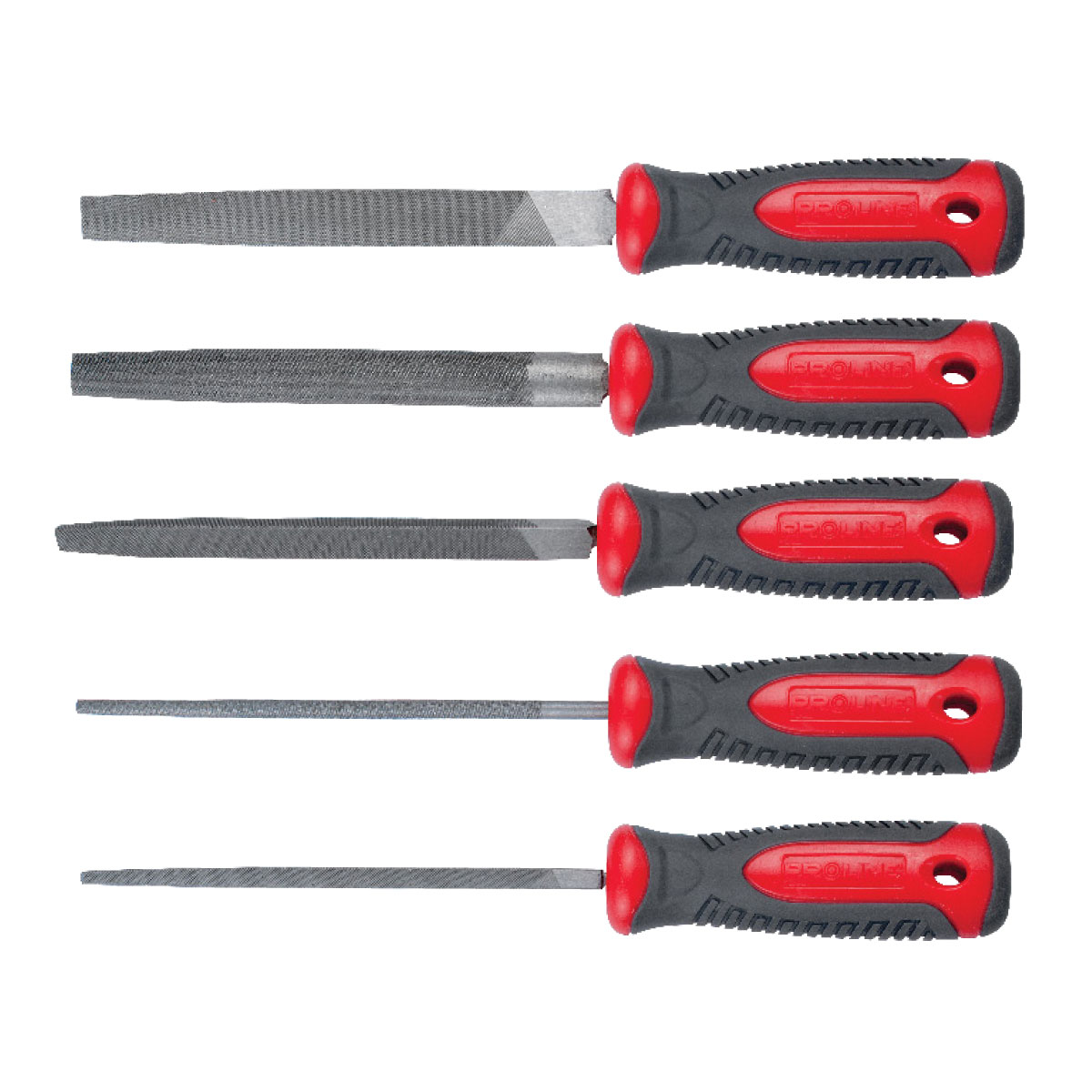 PROLINE TOOLS Ingenjörsfilar set 5 Delar, Proline