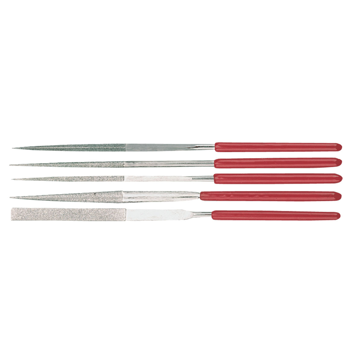PROLINE TOOLS Diamantfilar 140 mm, 5 st, Proline