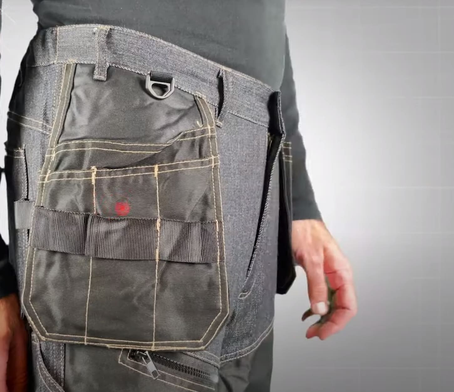 LahtiPro Arbetsbyxor Jeans, svarta förstärkta, CE, LAHTI (Storlek : 3XL) - 7