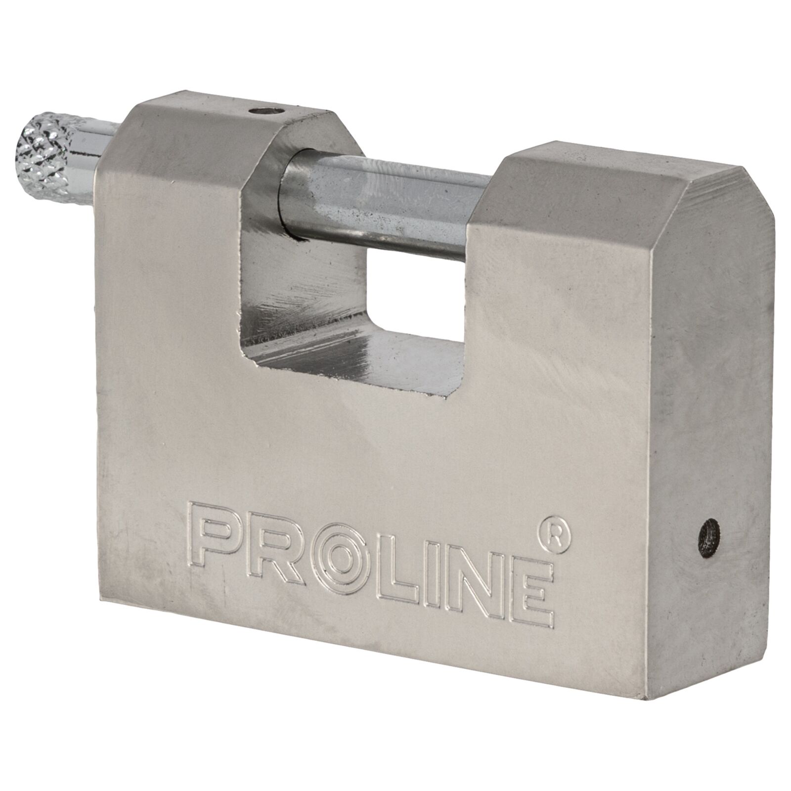 PROLINE TOOLS Rektangulärt hänglås 90 mm, Förstärkt Gjutjärn, Hård, Elektronisk Nyckel, Proline - 4
