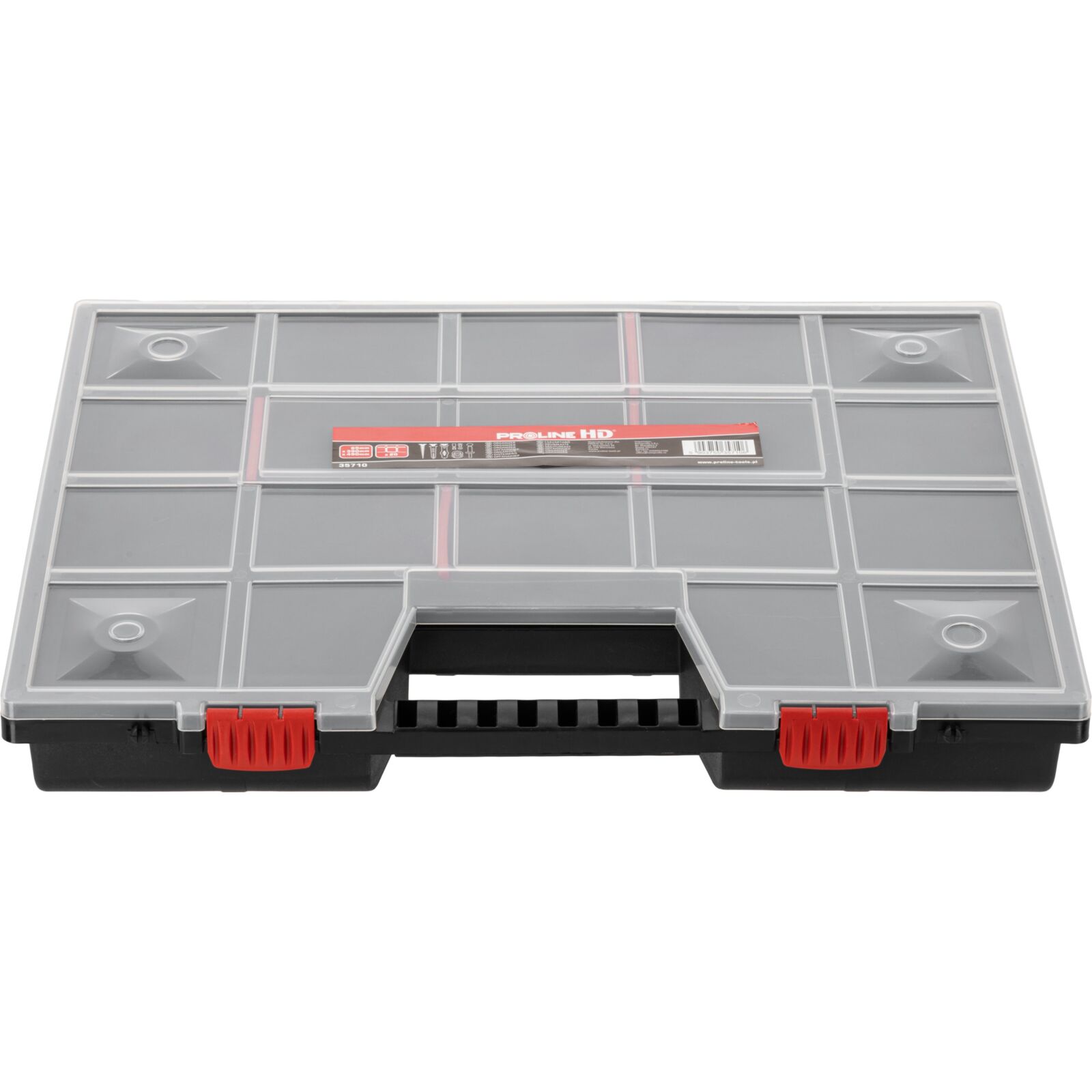 PROLINE TOOLS HD Förvaringsbox med Handtag 18 Justerbara Fack 6.5 x 39 x 49 cm, PROLINE HD - 3