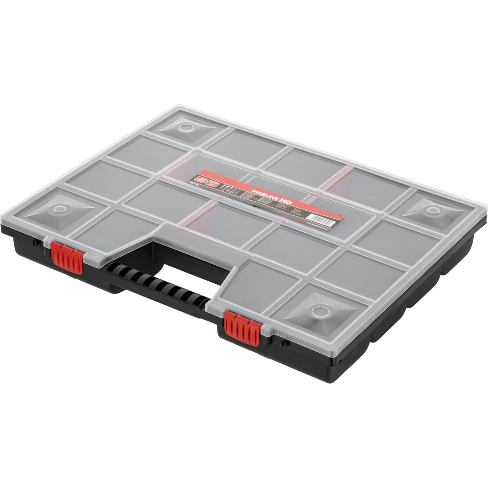 PROLINE TOOLS HD Förvaringsbox med Handtag 18 Justerbara Fack 6.5 x 39 x 49 cm, PROLINE HD - 4
