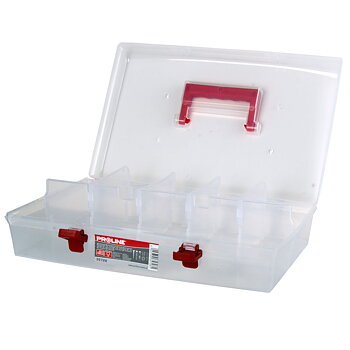 PROLINE TOOLS Förvaringsbox med handtag, organiser 6 fack 40 x 30 x 85 mm, PROLINE