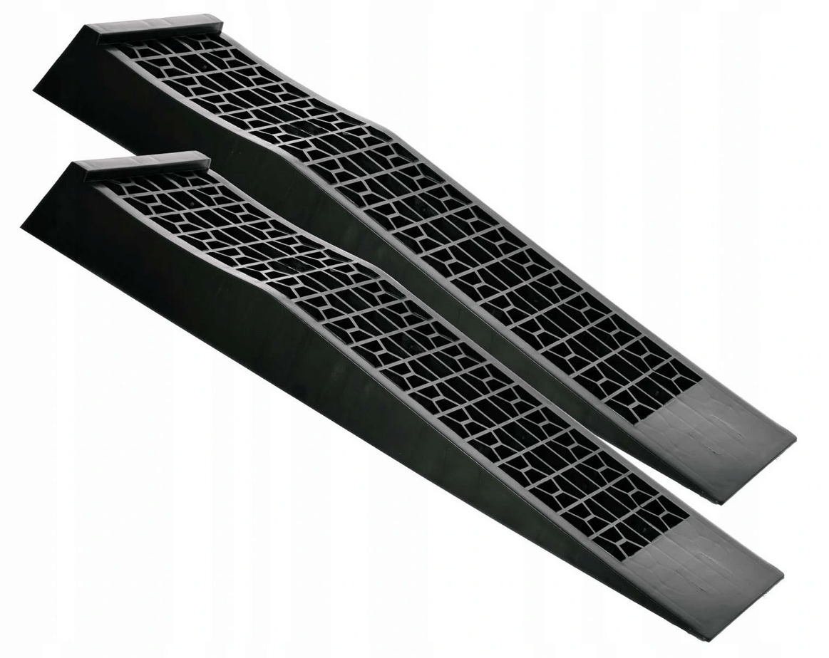 Bilramp, Lågprofilramper Bil 2-Pack Polypropen 5 Ton 65mm Lyft 700x200x80mm
